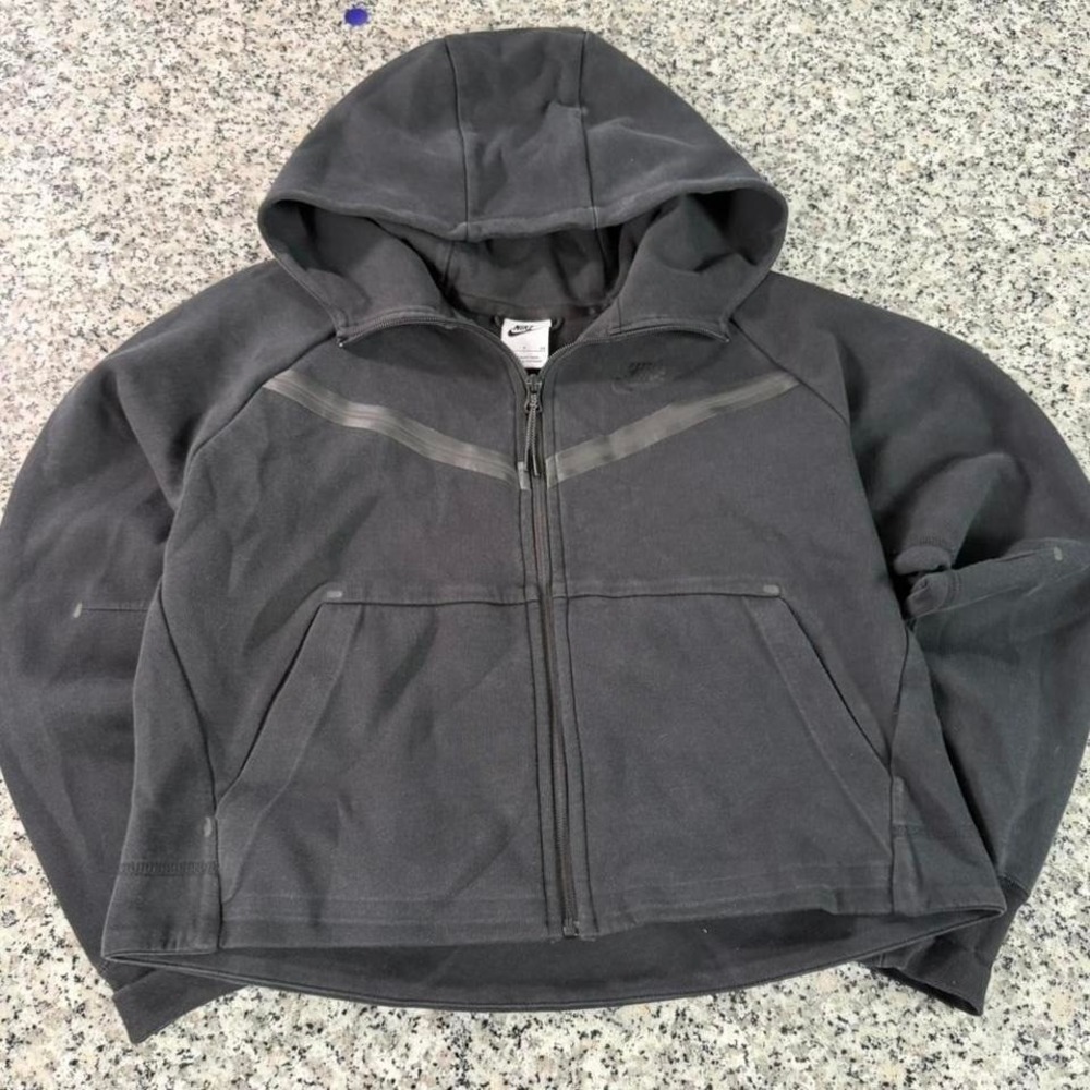 Nike Tech Fleece Women's Black Retro Zip Hoodie Small